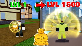 How to LEVEL UP FAST in the First and Second Sea using BUDDHA FRUIT in BLOX FRUITS  LVL 1 to 1500 [upl. by Epolenep]