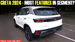 Creta Facelift 2024  Top 25 Features [upl. by Airres]