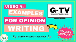 Writing Examples for an Opinion Essay for Kids  Video 4  4th Grade [upl. by Inava]