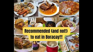 Where to eat in Boracay  Top 10 Restaurants  Boracay 2023 [upl. by Dodge]