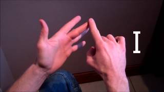 How to sign the alphabet in British Sign Language BSL  Right handed  Signer point of view [upl. by Warrin104]