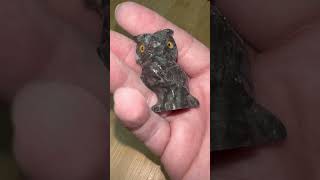 Peruvian Soapstone Owl Carving  Rough Stones amp Minerals  Crystals amp Gemstones gemstones minerals [upl. by Gaulin]