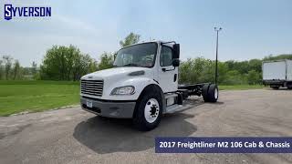 2017 Freightliner M2 106 Cab amp Chassis Walkthrough Video [upl. by Rede]