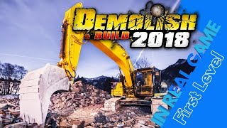 DEMOLISH AND BUILD SIMULATOR 2018  FIRST LEVEL [upl. by Biel]