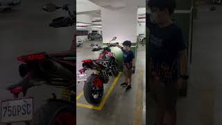 Ducati Hypermotard 950 RVE with SC Project S1 Slipon Sound ducati Hypermotard [upl. by Ranie]