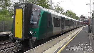 Class 350 departing Smethwick Galton Bridge [upl. by Atilemrac]