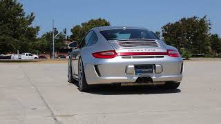 Porsche 911 GTS 997 with Akrapovic Center Exhaust [upl. by Yroffej134]