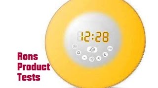 Test  ORSEN Wake up Light Lichtwecker  Aufwachen mit Licht und Radio im Test [upl. by Eniron]