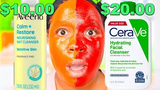 Aveeno Oat Cleanser vs Cerave Hydrating Cleanser 🧖‍♀️ THE BEST HYDRATING CLEANSER [upl. by Rahas694]