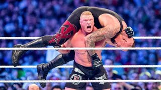 Brock Lesnar vs Undertaker Wrestlemania 30 WWE 2K24 [upl. by Inohtna]