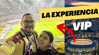 FUI A LA EXPERIENCIA VIP EN EL ESTADIO AZTECA  Asientos Palcos Club  America vs Pachuca [upl. by Rebmat]