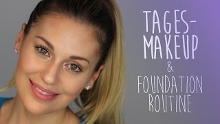 Vicky Lash  Tages Makeup Tutorial  Update Meine Foundation Routine  Chit Chat [upl. by Bessy]