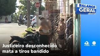 Justiceiro desconhecido mata a tiros bandido que tinha acabado de roubar [upl. by Magnum406]