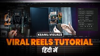 After Effects Tutorial  Keanu Visuals Viral Reels Style Hindi aftereffects [upl. by Neelhsa]