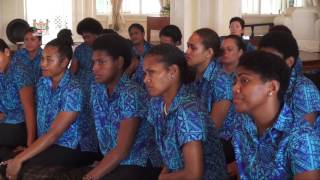 Presentation of ITautau by Fiji U21 Netball Team to HE The President [upl. by Ruttger847]