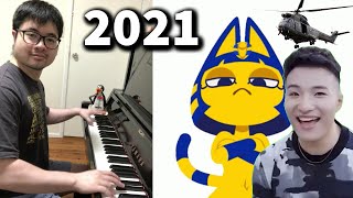 TOP MEME SONGS ON PIANO 2021 [upl. by Keraj113]