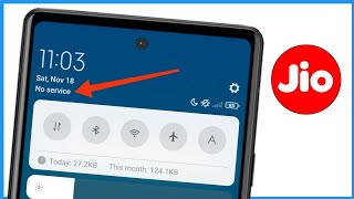 Jio Sim Card Showing No Service  Jio Sim No Service Problem [upl. by Boleyn]