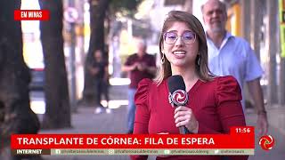 Fila de espera para o transporte de córnea em Minas Gerais [upl. by Inneg]