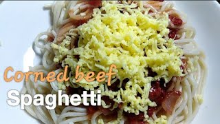 Corned beef Spaghettihow to cook spaghetti using corned beef easy recipe [upl. by Eoj]