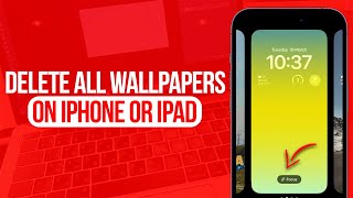 How to Delete All Wallpapers on iPhone  Full Guide [upl. by Newel]