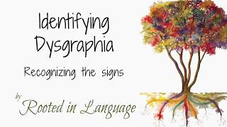 Identifying Dysgraphia Recognizing the Signs [upl. by Millman]