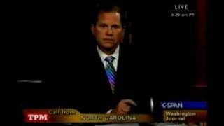 Racist CSPAN Caller Too Many Black People [upl. by Mauro]