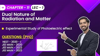 Experimental Study Of Photoelectric Effect  Lec1  Ch11  Std12  JEE  NEET  PyQs GS Physics [upl. by Anaitsirc]