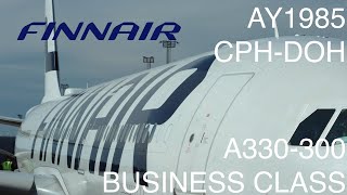 Finnair A330  Business Class  CPHDOH [upl. by Carboni]