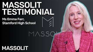 MASSOLIT testimonial – Emma Farr Head of Year 9 Stamford High School [upl. by Yardley]