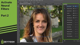 How to Activate Neural Filters in Adobe Photoshop Part 2 [upl. by Corneille894]