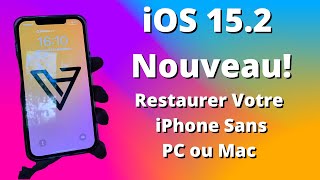 iOS 152  comment réinitialiser votre iPhone verrouillé sans PC ni Mac restaurer iPhone bloqué [upl. by Sicard116]