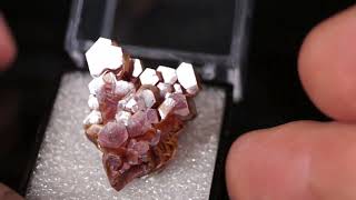 Vanadinite Mibladen mining district Midelt Province DrâaTafilalet Region Morocco [upl. by Kenric]