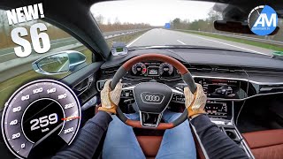 NEW Audi S6  0264 kmh acceleration🏁 [upl. by Olympie]