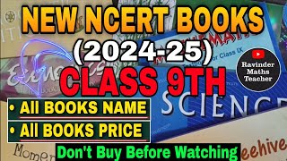 NEW NCERT BOOKS 202425 FOR CLASS 9 ALL SUBJECTS  NEW NCERT BOOKS PRICE  Class 9th NEW NCERT 2024 [upl. by Parthenia]