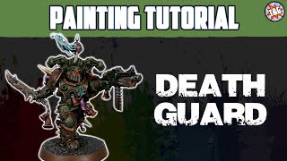 Contrast Painting Tutorial Death Guard  Plague Marines [upl. by Takara588]