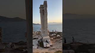 Portara of Naxos travel greece apollo delos dionysus dionysos cyclades summer2024 aegean [upl. by Derry]