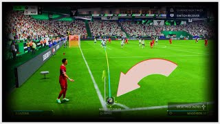 How to Score Directly from a Corner in EAFC 24 [upl. by Cychosz138]