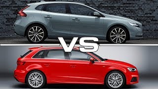 2017 Volvo V40 vs 2017 Audi A3 Sportback [upl. by Hurwit166]