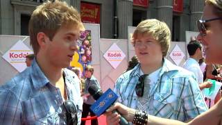 Doug amp Chris Brochu Interview Toy Story 3 Movie Premiere [upl. by Yatnuhs270]