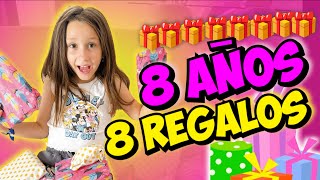 8 AÑOS 8 REGALOS 🎁 Martina cumple 8 años y Daniela Go le quita los regalos 😱 [upl. by Aterg63]