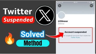 How To Recover Twitter Suspended Account  Unsuspend Twitter Account [upl. by Ellerrehs198]