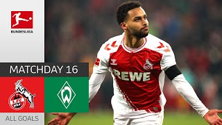 47m Goal in 8GOAL Madness  1 FC Köln  Werder Bremen 71  All Goals  MD 16 – 2223 [upl. by Batty]