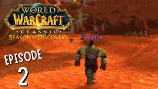 Lets Play World of Warcraft Classic  Relaxing Gameplay  Orc Warrior  Part 2 [upl. by Triplett]