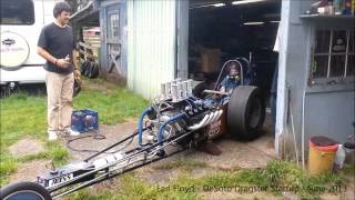 DeSoto Hemi Dragster Startup [upl. by Sparke]