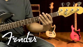 Fender Modern Player Jazz Bass Demo  Fender [upl. by Aij]