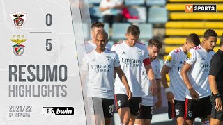 Highlights  Resumo Santa Clara 05 Benfica Liga 2122 5 [upl. by Hagood]