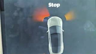 Tesla Parking Sensors Emergency quotSTOPquot [upl. by Amory401]