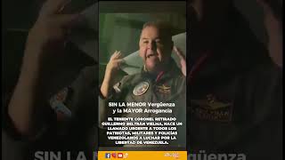 Teniente Coronel retirado hace un llamado a MILITARES POLICIAS y al pueblo VENEZOLANO  Parte I [upl. by Shaeffer]