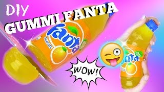 DIY FANTA FLASCHE AUS GUMMI zum NASCHEN und ESSEN Gummy Food 🌈 Funktioniert das PatDIY Lee [upl. by Eidarb]