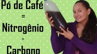 Pó de Café Adubo rico em Nitrogênio e Carbono Aprenda a Fazer [upl. by Retsam]